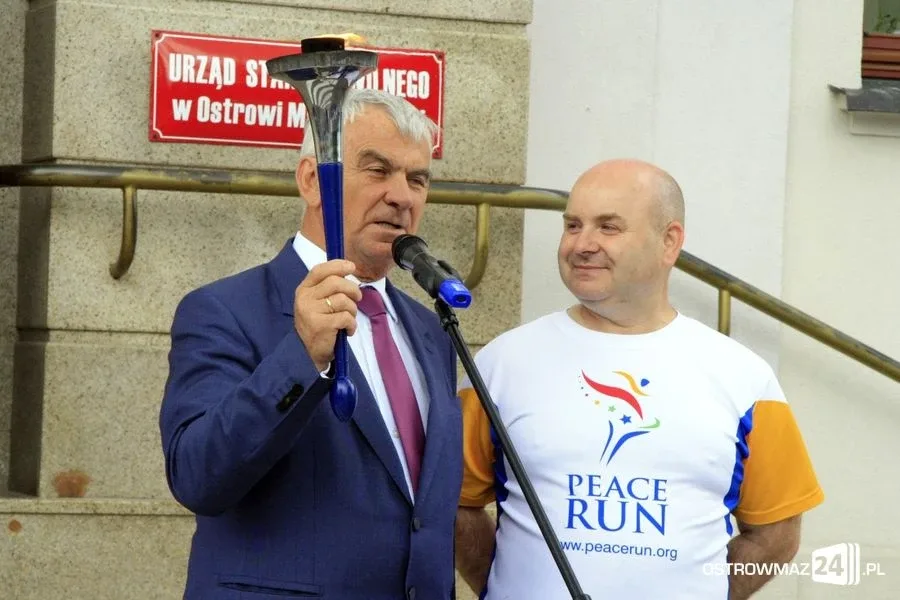 Ostrów znalazła się na trasie biegu Peace Run 2014