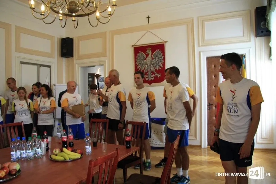 Ostrów znalazła się na trasie biegu Peace Run 2014
