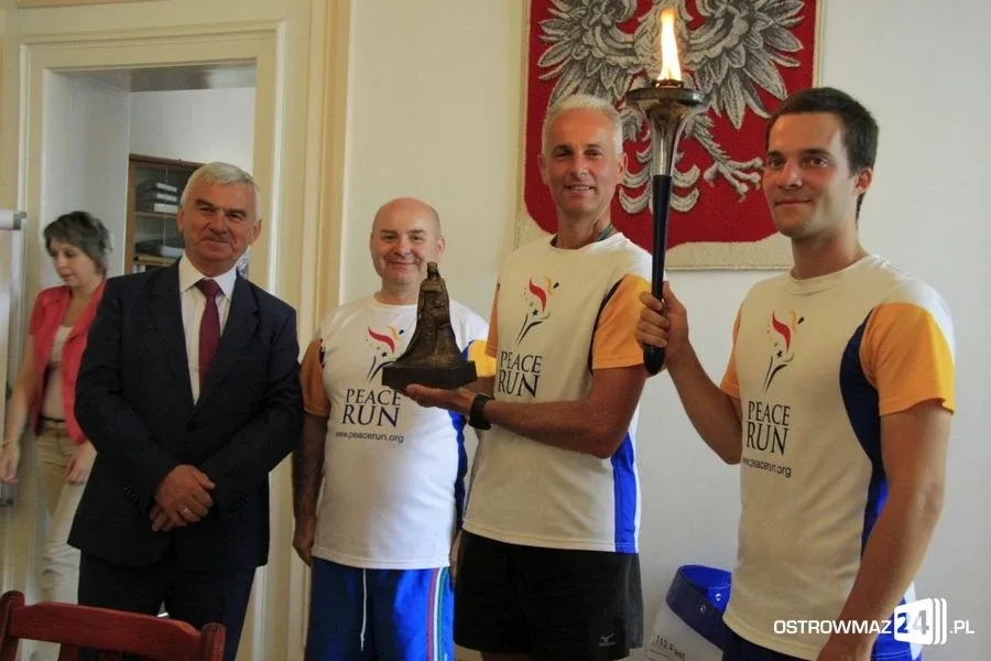 Ostrów znalazła się na trasie biegu Peace Run 2014