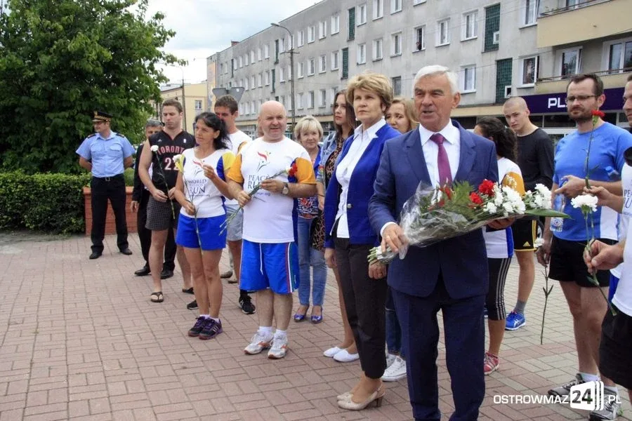 Ostrów znalazła się na trasie biegu Peace Run 2014