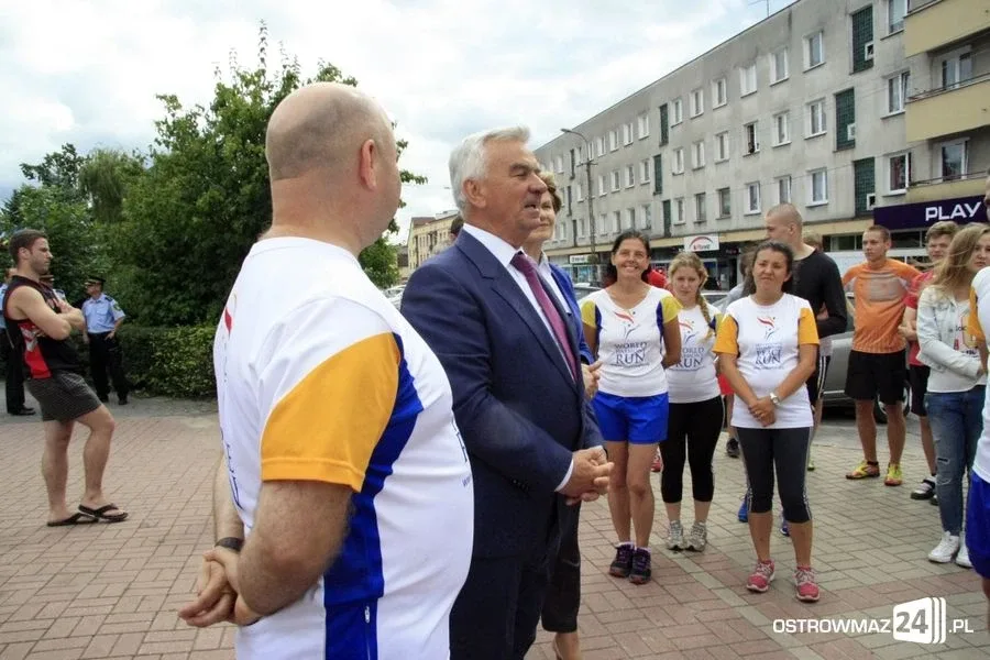 Ostrów znalazła się na trasie biegu Peace Run 2014