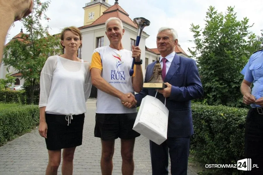 Ostrów znalazła się na trasie biegu Peace Run 2014