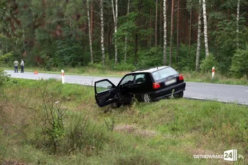 Śmiertelne potrącenie rowerzysty (zdjęcia)