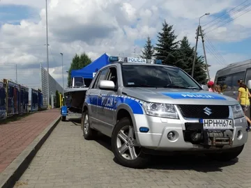 Ostrowscy policjanci na Dożynkach w Wąsewie