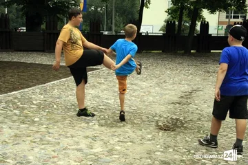Gry i zabawy w ramach wakacji w mieście (zdjęcia)
