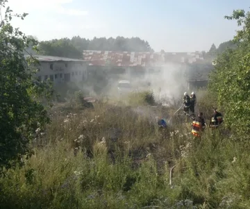 Pożar w miejscowości Kamieńczyk Wielki (zdjęcia)