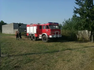 Pożar w miejscowości Kamieńczyk Wielki (zdjęcia)