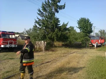 Pożar w miejscowości Kamieńczyk Wielki (zdjęcia)