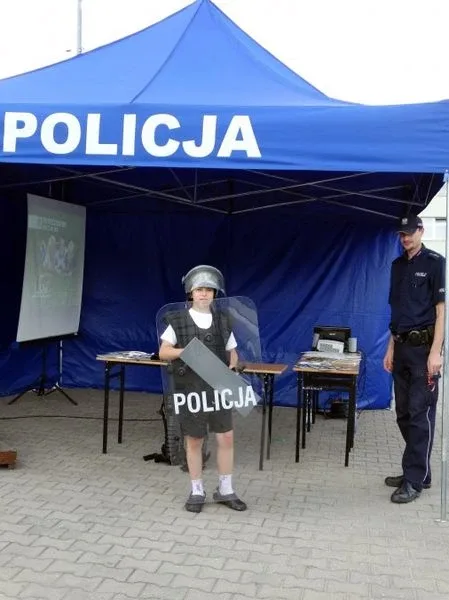 Ostrowscy policjanci na Dożynkach w Wąsewie
