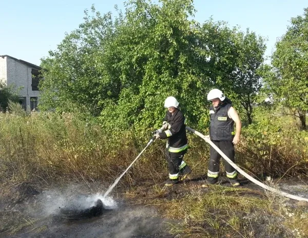 Pożar w miejscowości Kamieńczyk Wielki (zdjęcia)