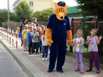 Spotkanie pierwszaków z 'Liskiem' (zdjęcia)
