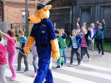 Lisek odwiedził ostrowską 'Czwórkę' (zdjęcia)