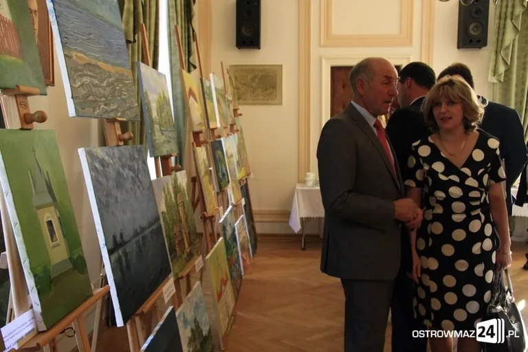 Wernisaż po plenerze w Broku (zdjęcia)
