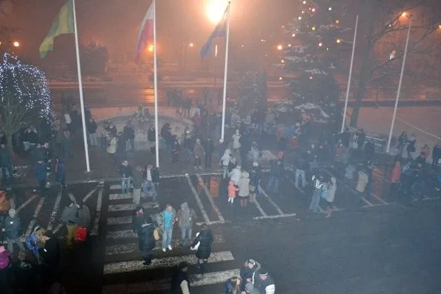 Ostrowianie witali Nowy Rok (zdjęcia)