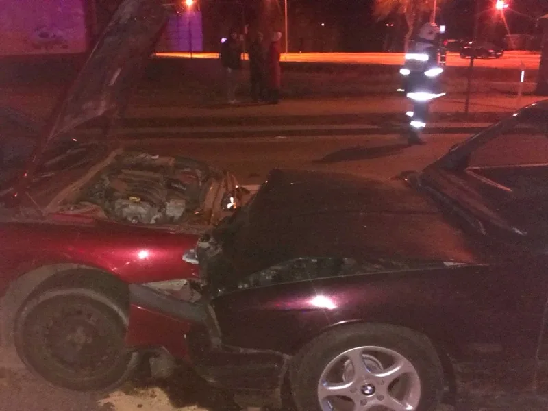 Wypadek na skrzyżowaniu w Broku (zdjęcia)