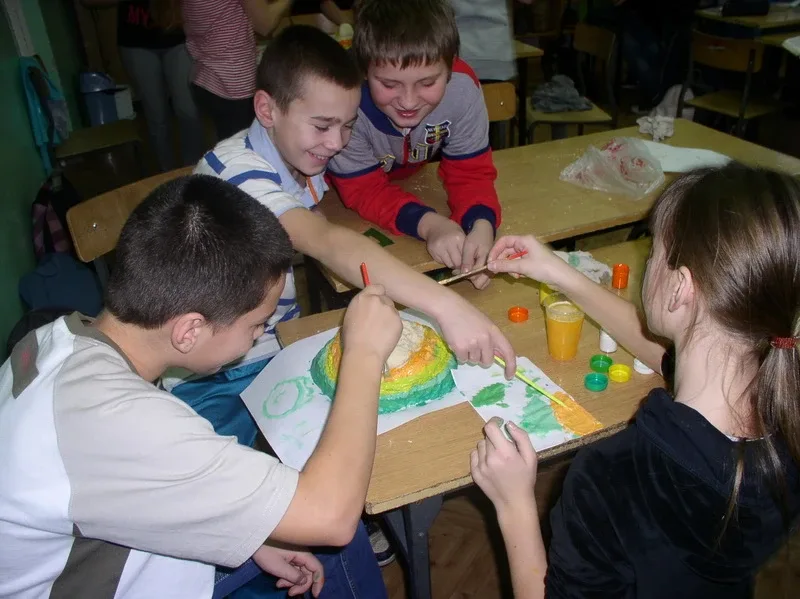 Zajęcia projektowe uczniów z Małkini (zdjęcia)