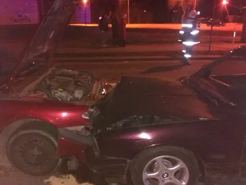 Wypadek na skrzyżowaniu w Broku (zdjęcia)