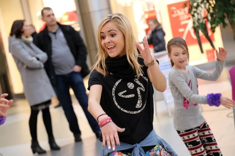 Zumba dla dzieci w Galerii Bursztynowej (zdjęcia, wideo)