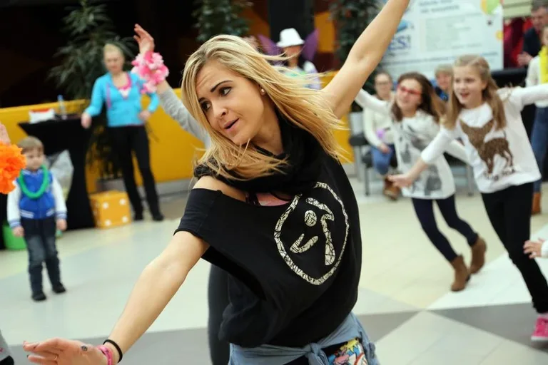 Zumba dla dzieci w Galerii Bursztynowej (zdjęcia, wideo)