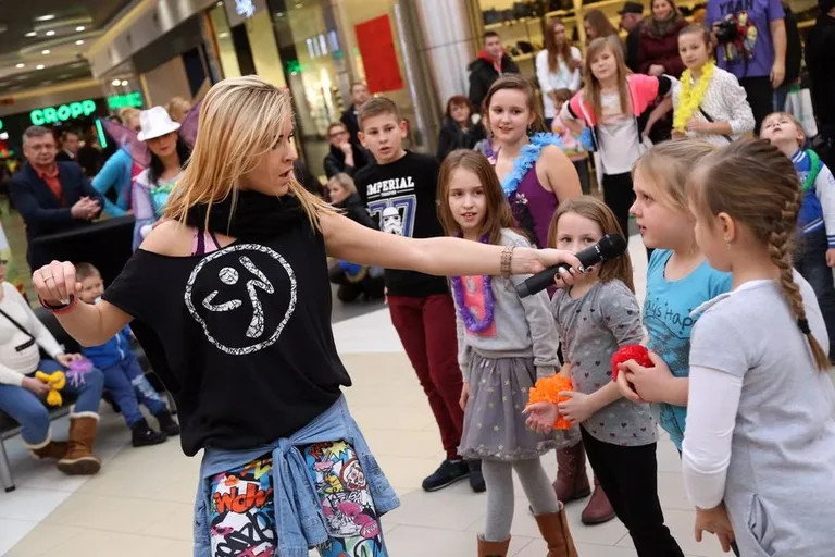 Zumba dla dzieci w Galerii Bursztynowej (zdjęcia, wideo)