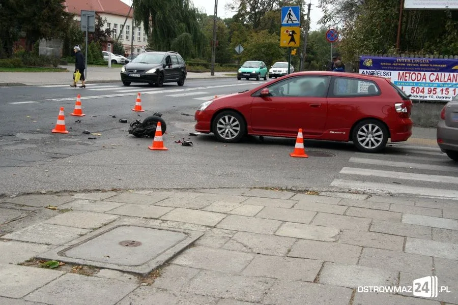 Kolizja z udziałem trzech pojazdów (zdjęcia)