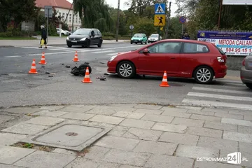 Kolizja z udziałem trzech pojazdów (zdjęcia)