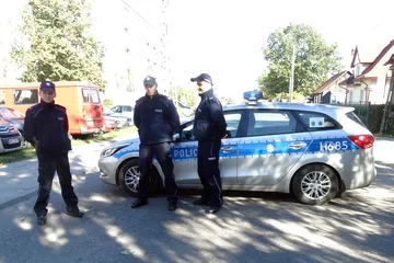 Ewakuacja uczniów ZSP nr 3 (zdjęcia)