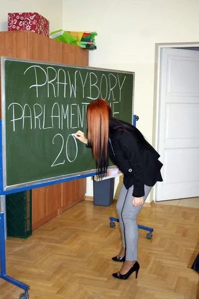 Prawybory parlamentarne w ostrowskim LO (zdjęcia)