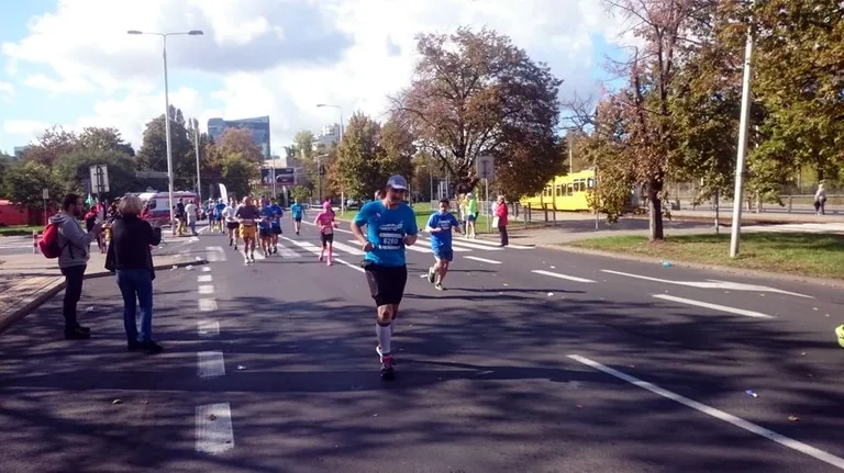 Debiut braci na maratonie warszawskim (zdjęcia)