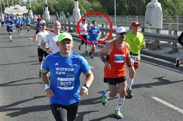 Debiut braci na maratonie warszawskim (zdjęcia)