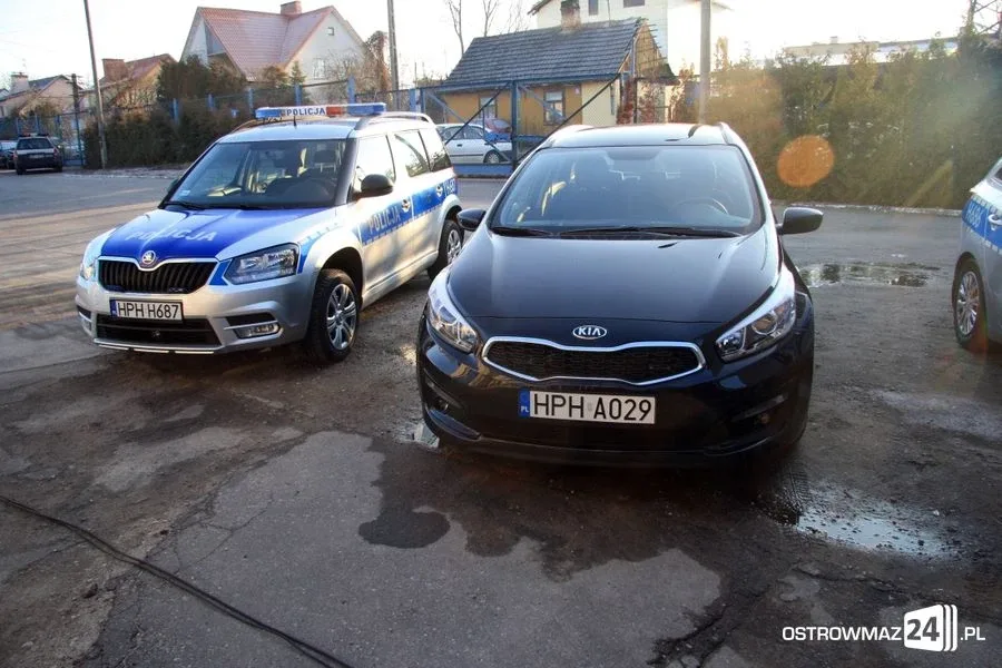 Nowe radiowozy w ostrowskiej policji (zdjęcia)