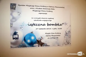 Wystawa bombek Klubu Kolorowej Nitki (zdjęcia)