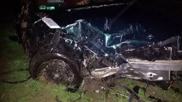 Wypadek na trasie Ostrów Mazowiecka-Różan (zdjęcia)