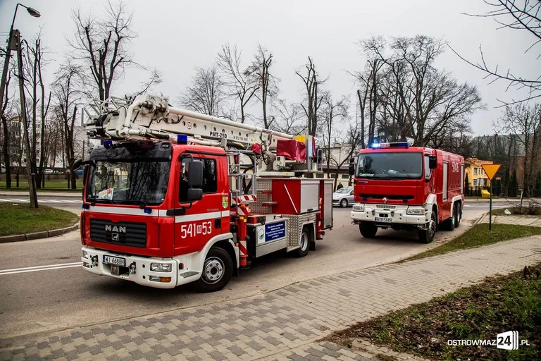 Pożar domu przy ulicy Wileńskiej (zdjęcia)