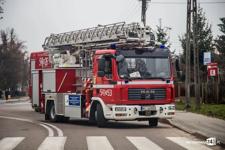 Pożar domu przy ulicy Wileńskiej (zdjęcia)