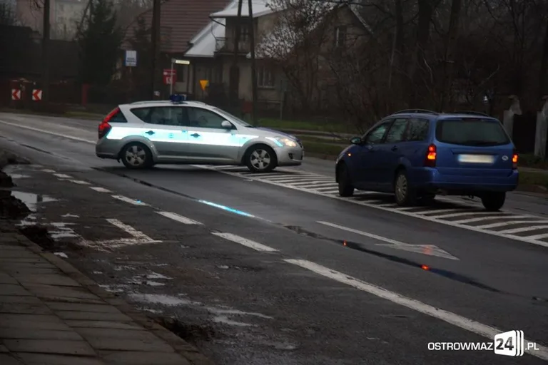 Potrącenie pieszej na ul. Armii Krajowej (zdjęcia)