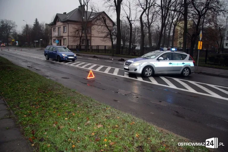 Potrącenie pieszej na ul. Armii Krajowej (zdjęcia)