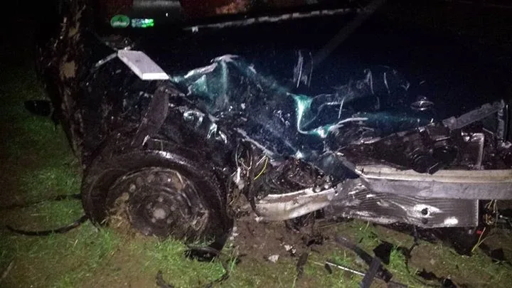 Wypadek na trasie Ostrów Mazowiecka-Różan (zdjęcia)