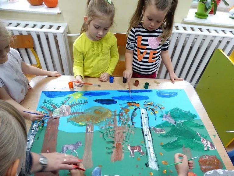 5-latki poznały jesienny las (zdjęcia)