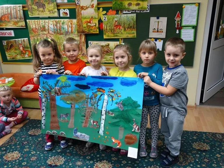 5-latki poznały jesienny las (zdjęcia)
