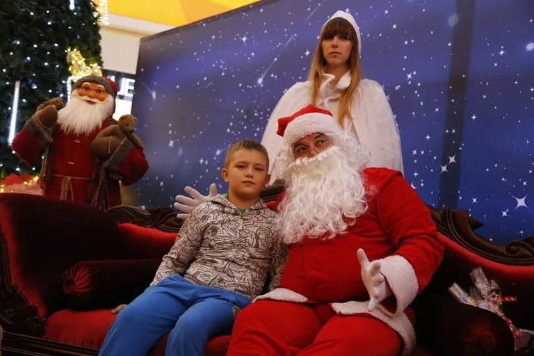 Święty Mikołaj w Galerii Bursztynowej (zdjęcia)