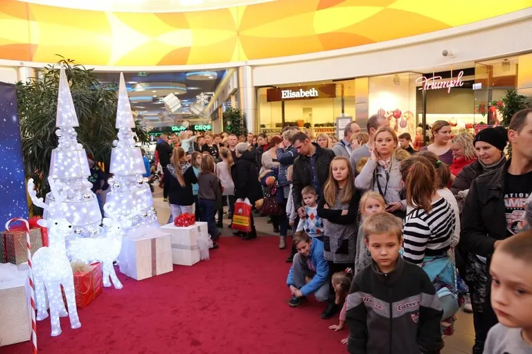 Święty Mikołaj w Galerii Bursztynowej (zdjęcia)
