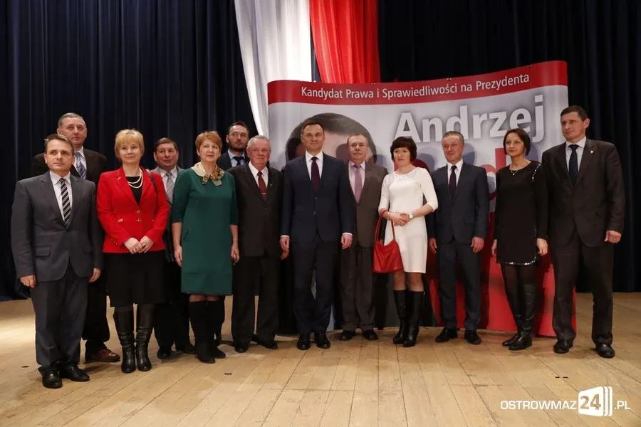 Burmistrz i wicestarosta na spotkaniu z Andrzejem Dudą