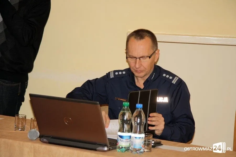 Odprawa roczna KPP w Ostrowi Mazowieckiej (zdjęcia)