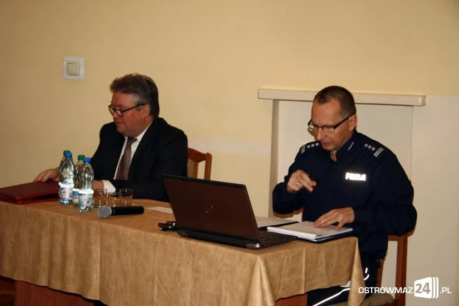 Odprawa roczna KPP w Ostrowi Mazowieckiej (zdjęcia)