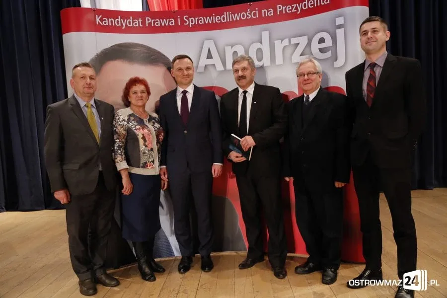 Burmistrz i wicestarosta na spotkaniu z Andrzejem Dudą