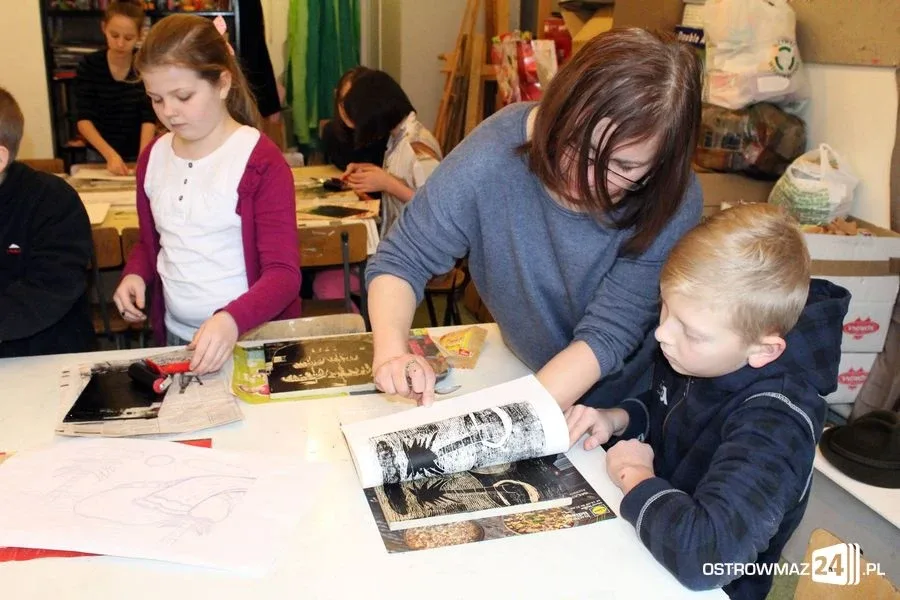 Warsztaty z gipsorytem zakończone (zdjęcia)