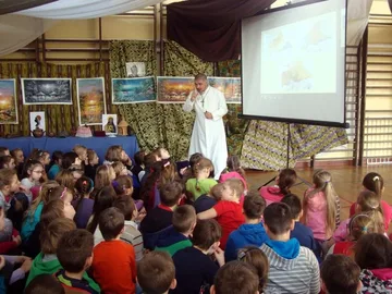 Misjonarz z wizytą u dzieci z ZSP nr 1 (zdjęcia)