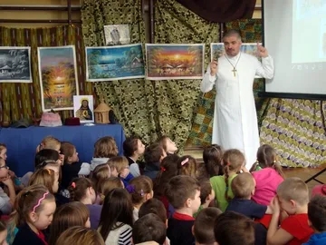Misjonarz z wizytą u dzieci z ZSP nr 1 (zdjęcia)