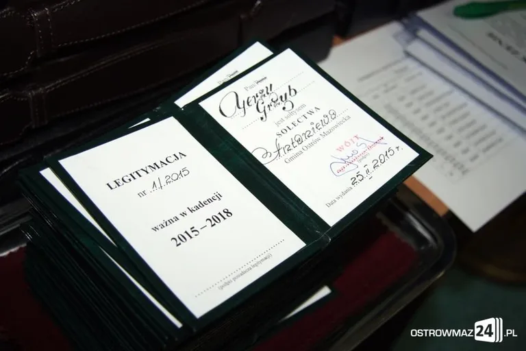 Nowi sołtysi w gminie Ostrów Mazowiecka (zdjęcia)